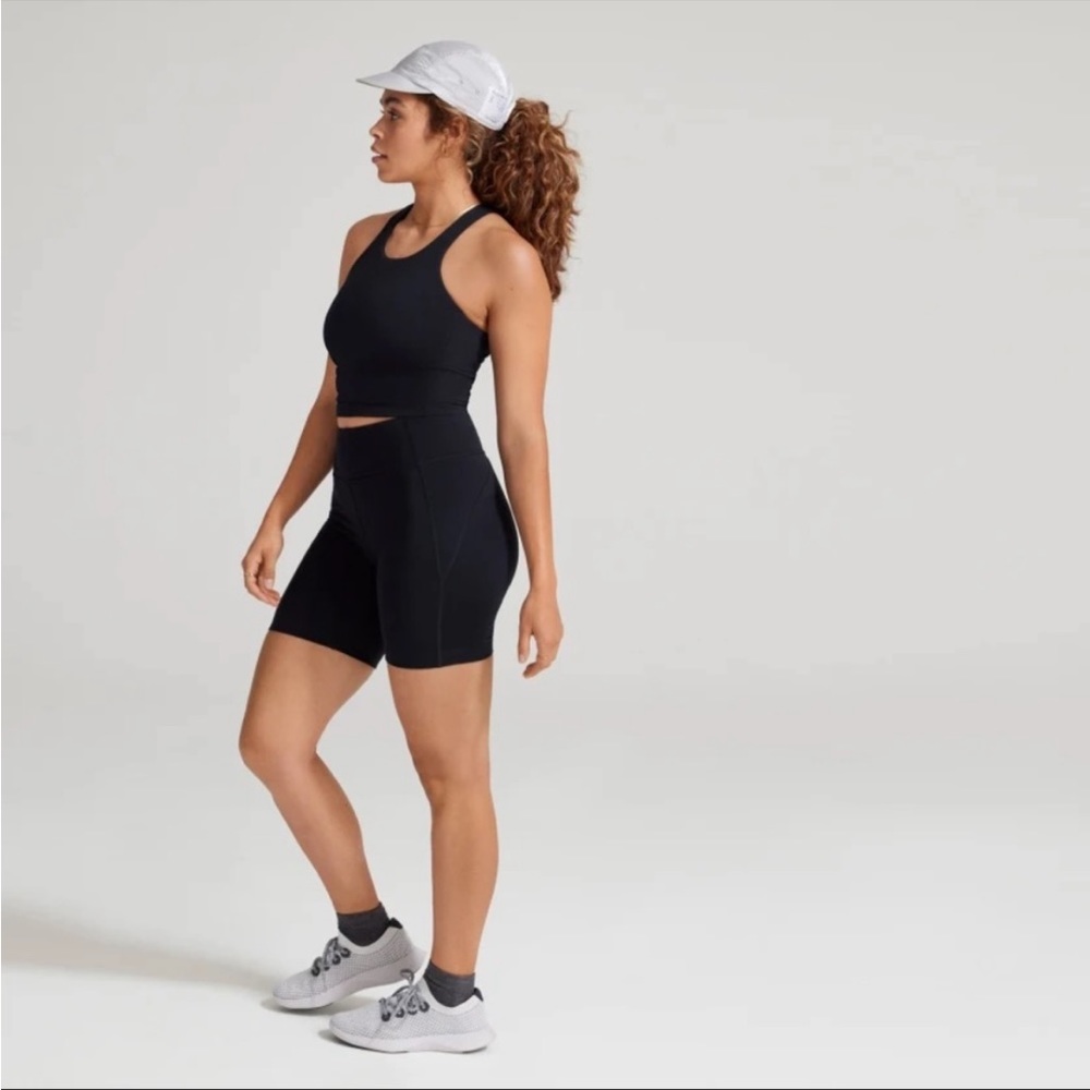 Allbirds Women’s Natural Bike Athletic Shorts Black Small NWT